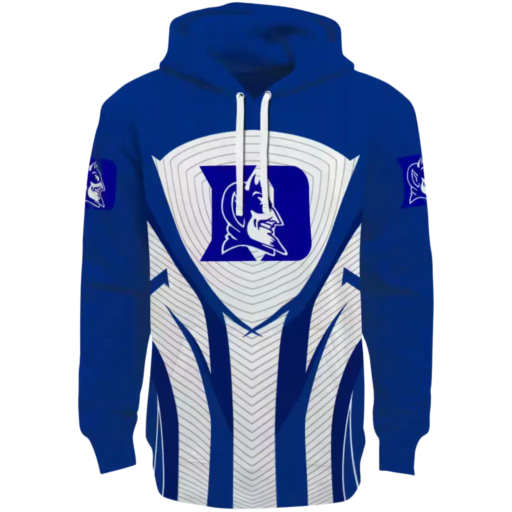 duke blue devils concentric lines blue black hoodie best selling duke blue devils concentric lines blue black hoodie best selling