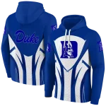 duke blue devils concentric lines blue black hoodie best selling