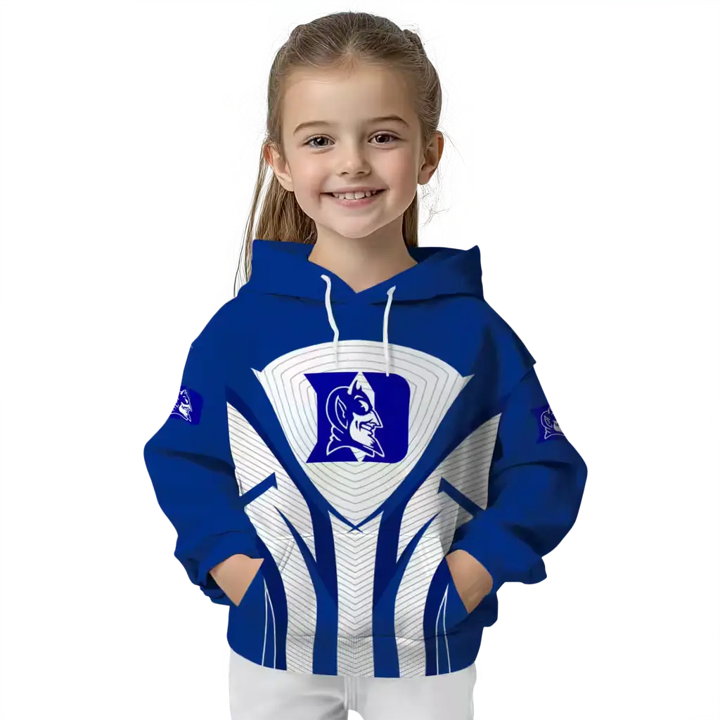duke blue devils concentric lines blue black hoodie top rated duke blue devils concentric lines blue black hoodie top rated