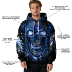 duke blue devils demonic skull blue black hoodie best selling