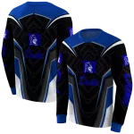 duke blue devils futuristic pattern blue black hoodie best selling