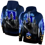 duke blue devils halloween vibes blue black hoodie best selling
