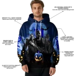 duke blue devils halloween vibes blue black hoodie best selling