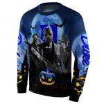 duke blue devils halloween vibes blue black hoodie best selling