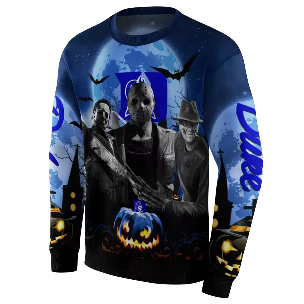 duke blue devils halloween vibes blue black hoodie new arrival duke blue devils halloween vibes blue black hoodie new arrival