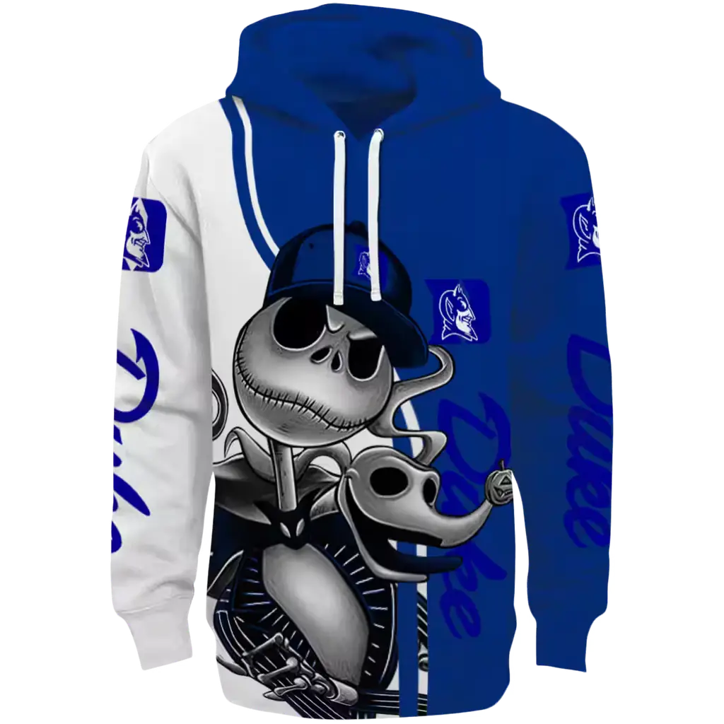 duke blue devils jack skellington blue hoodie best selling duke blue devils jack skellington blue hoodie best selling