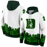 duke blue devils lucky motif white green hoodie best selling