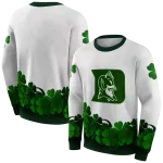 duke blue devils lucky motif white green hoodie best selling