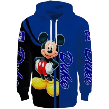 duke blue devils mickey mouse blue black hoodie best selling