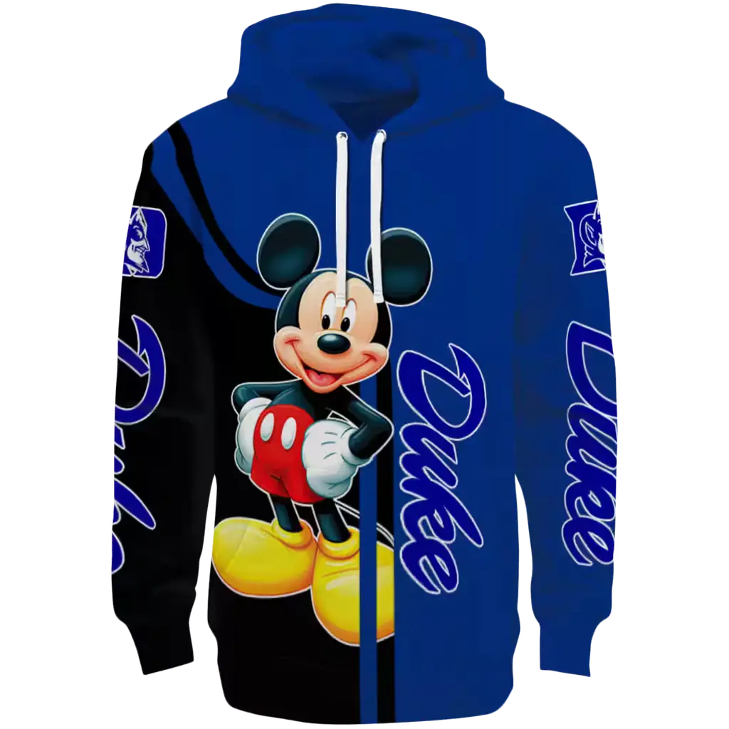 duke blue devils mickey mouse blue black hoodie best selling duke blue devils mickey mouse blue black hoodie best selling