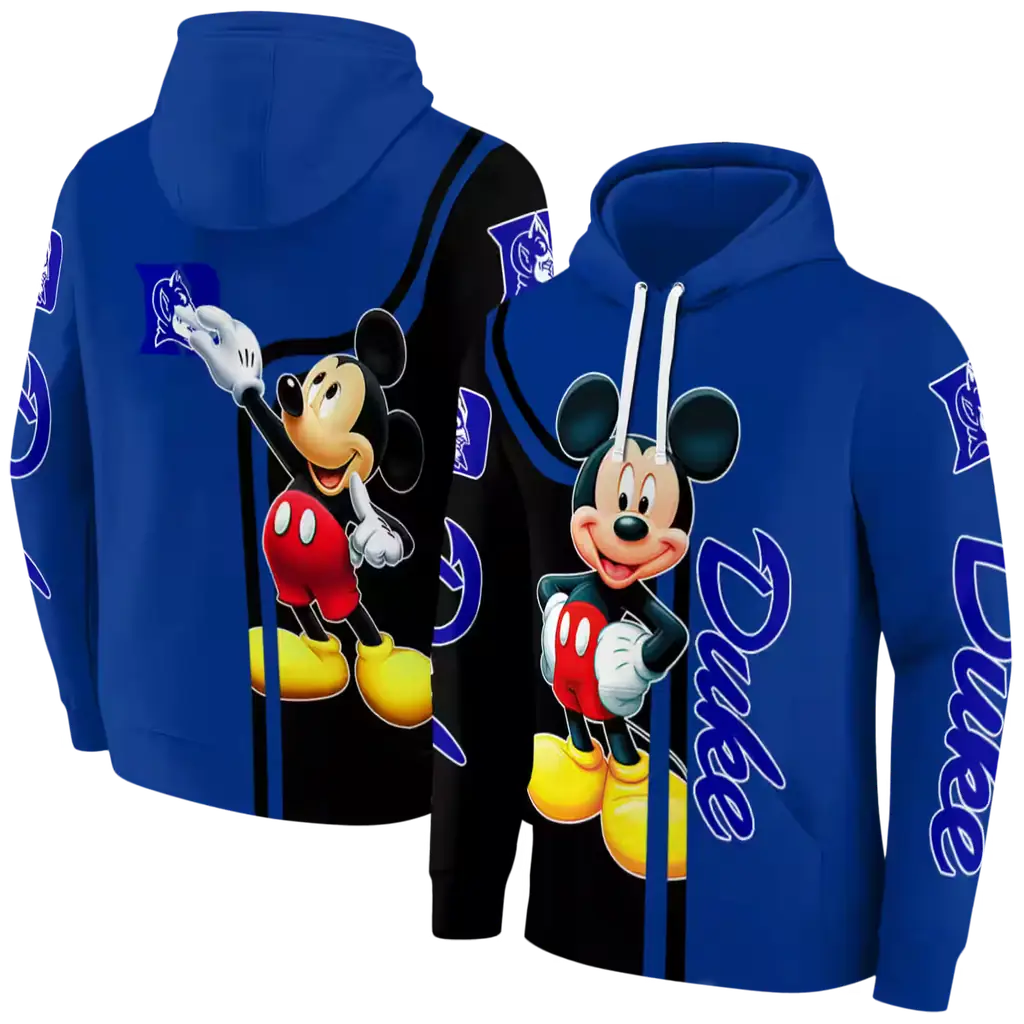 duke blue devils mickey mouse blue black hoodie fashion forward duke blue devils mickey mouse blue black hoodie fashion forward
