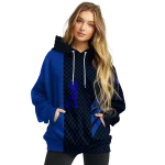 duke blue devils monogram pattern blue hoodie best selling