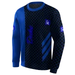 duke blue devils monogram pattern blue hoodie best selling