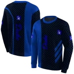 duke blue devils monogram pattern blue hoodie best selling