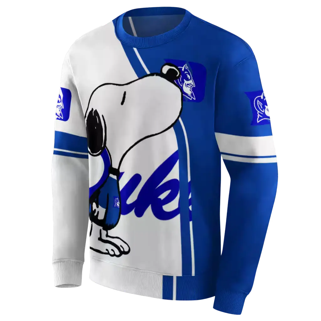 duke blue devils playful snoopy blue hoodie new arrival duke blue devils playful snoopy blue hoodie new arrival