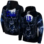 duke blue devils skull artwork blue black hoodie best selling