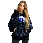 duke blue devils skull artwork blue black hoodie best selling