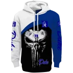 duke blue devils skull punisher white black hoodie best selling