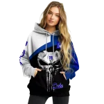 duke blue devils skull punisher white black hoodie best selling