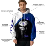 duke blue devils skull punisher white black hoodie best selling