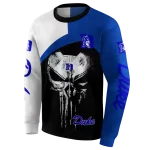 duke blue devils skull punisher white black hoodie best selling