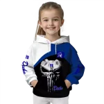 duke blue devils skull punisher white black hoodie best selling