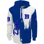 duke blue devils splatter effect blue hoodie best selling