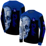 duke blue devils sugar skull blue black hoodie best selling