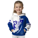 duke blue devils triangular pattern blue white hoodie best selling