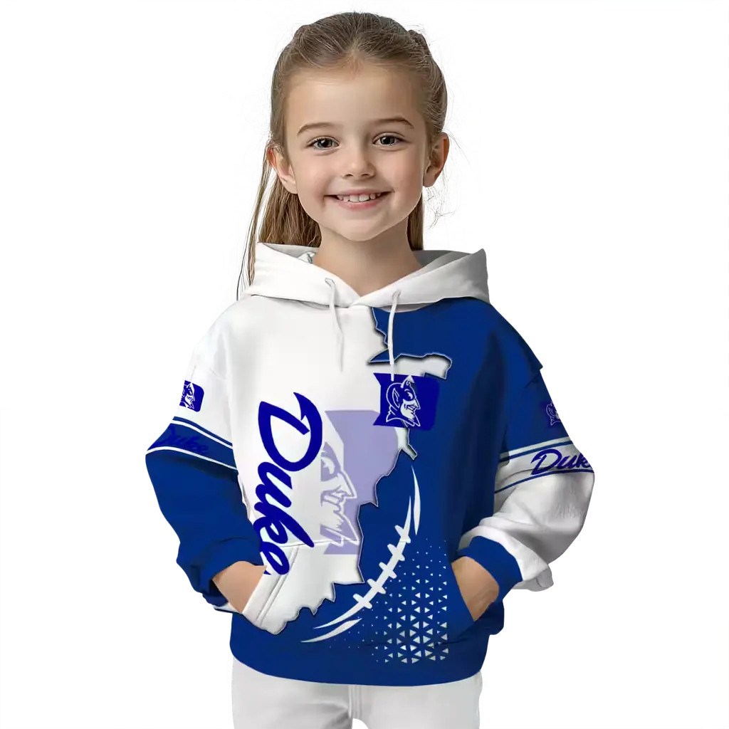 duke blue devils triangular pattern blue white hoodie top rated duke blue devils triangular pattern blue white hoodie top rated