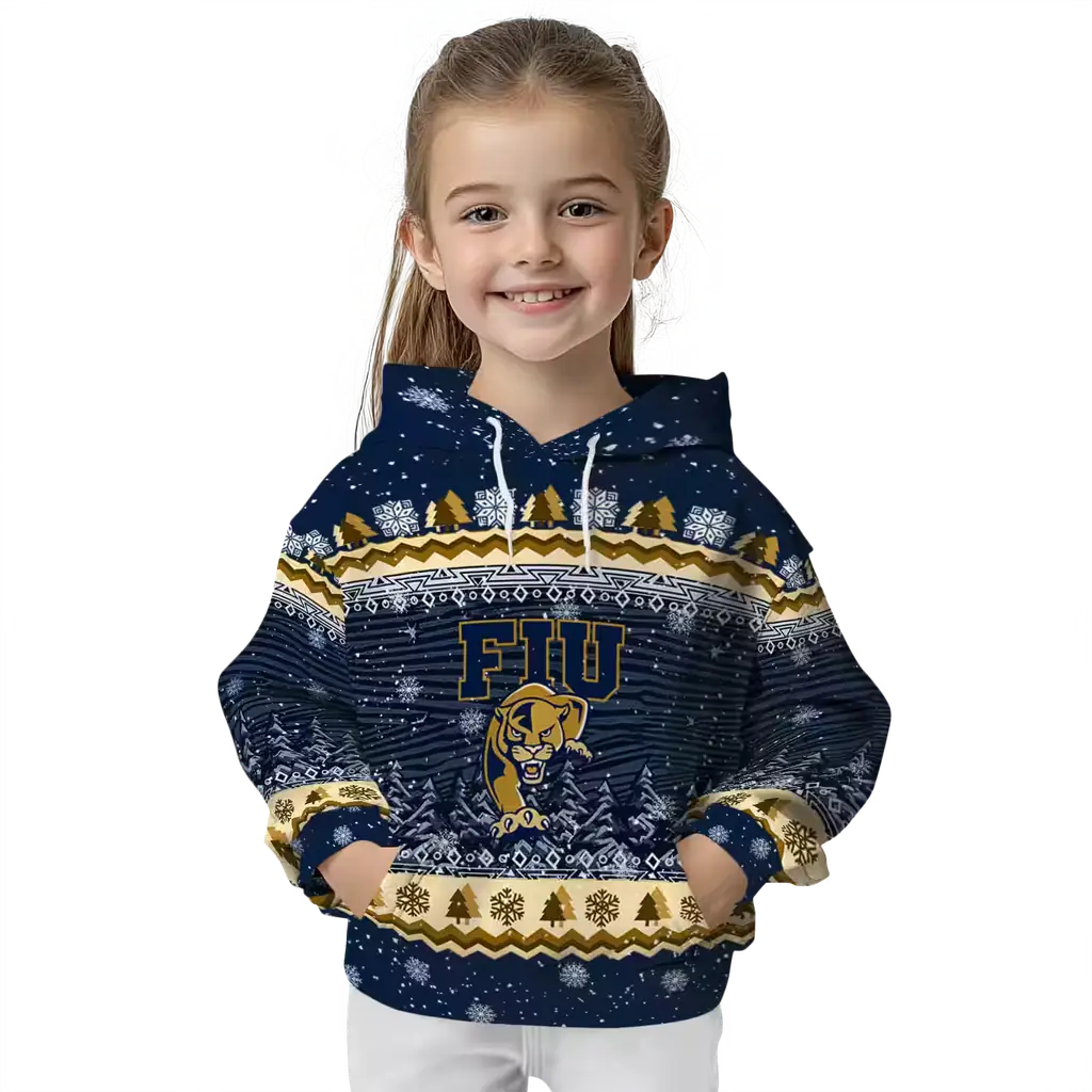 fiu panthers christmas trees blue hoodie top rated fiu panthers christmas trees blue hoodie top rated