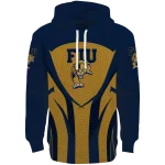 fiu panthers concentric lines blue black hoodie best selling