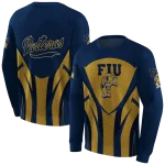 fiu panthers concentric lines blue black hoodie best selling