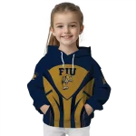 fiu panthers concentric lines blue black hoodie best selling