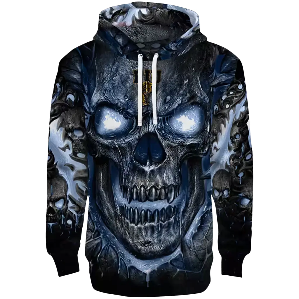 fiu panthers demonic skull blue black hoodie best selling fiu panthers demonic skull blue black hoodie best selling