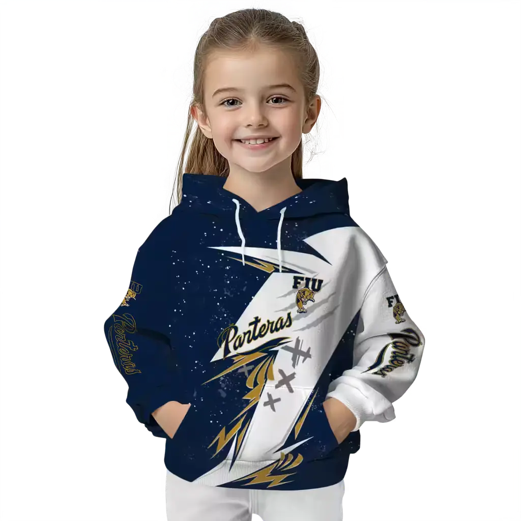 fiu panthers dynamic slash blue white hoodie top rated fiu panthers dynamic slash blue white hoodie top rated