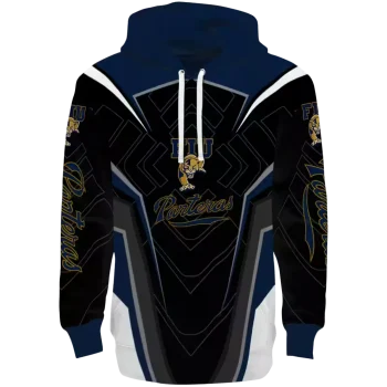 fiu panthers futuristic pattern blue black hoodie best selling