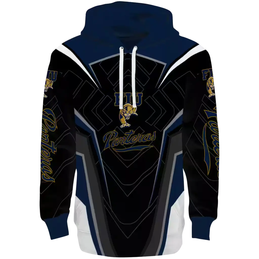 fiu panthers futuristic pattern blue black hoodie best selling fiu panthers futuristic pattern blue black hoodie best selling