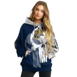 fiu panthers graphic punisher blue white hoodie best selling