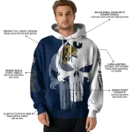 fiu panthers graphic punisher blue white hoodie best selling