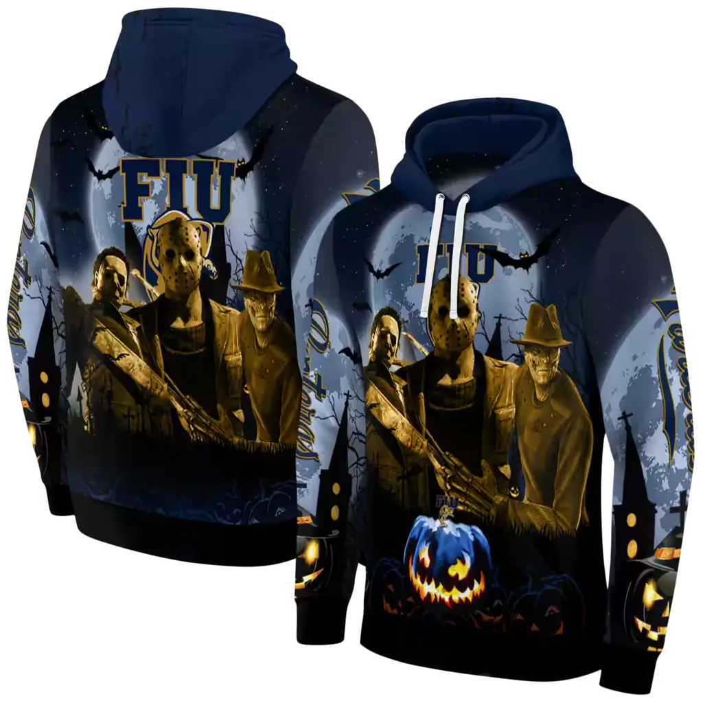 fiu panthers halloween vibes blue black hoodie fashion forward fiu panthers halloween vibes blue black hoodie fashion forward