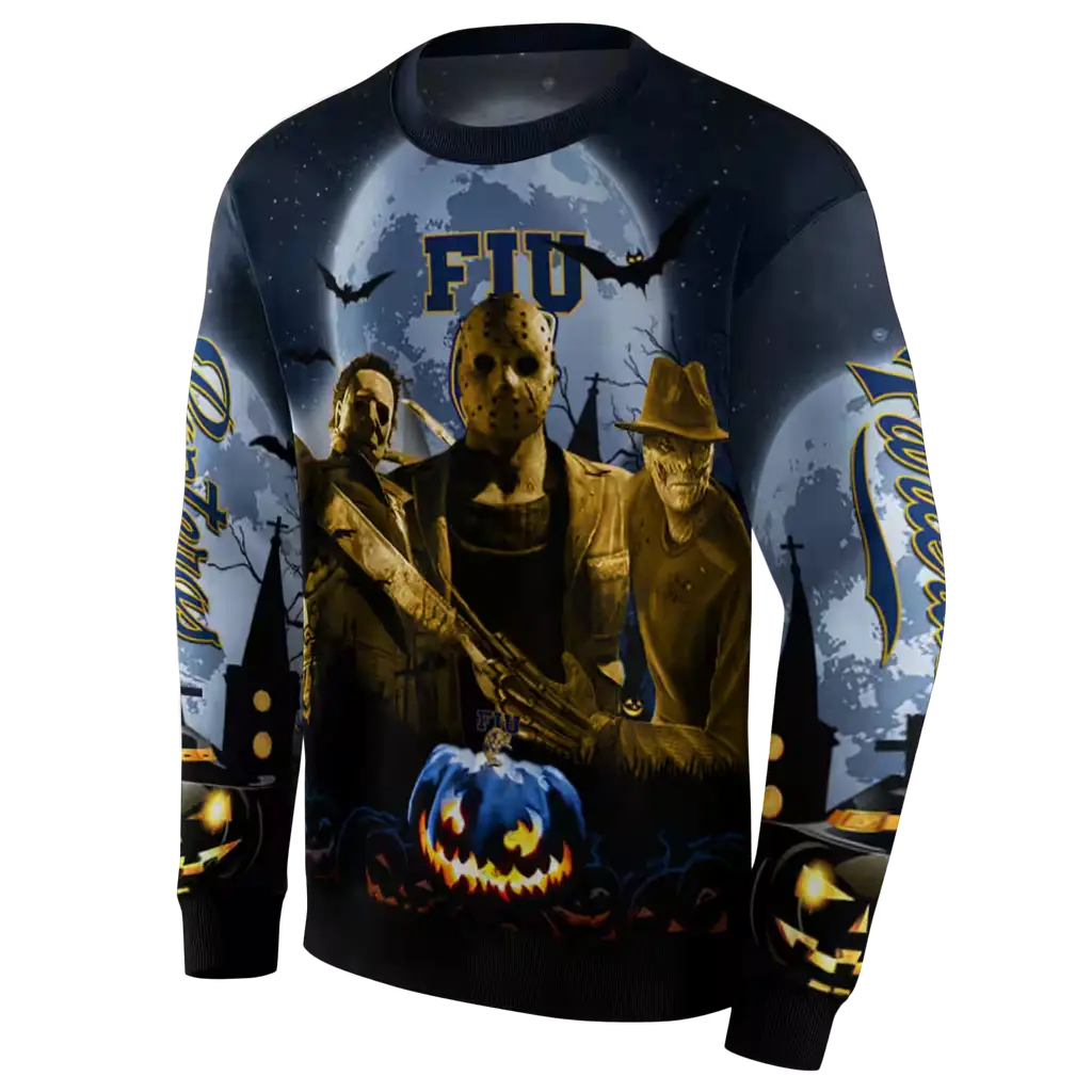 fiu panthers halloween vibes blue black hoodie new arrival fiu panthers halloween vibes blue black hoodie new arrival