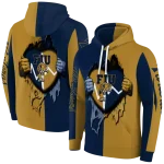 fiu panthers heartbeat graphic blue hoodie best selling