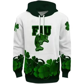 fiu panthers lucky motif white green hoodie best selling