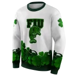 fiu panthers lucky motif white green hoodie best selling