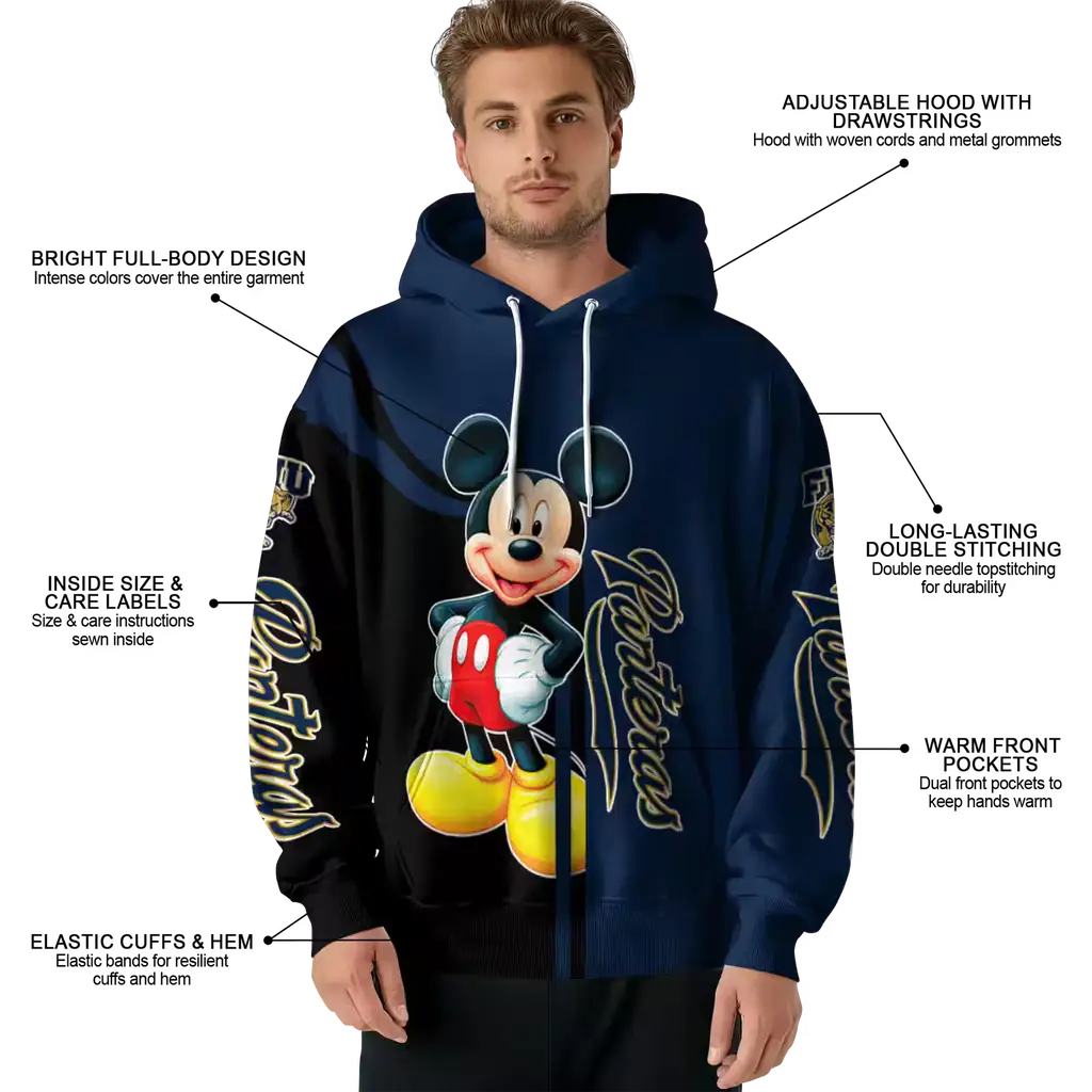 fiu panthers mickey mouse blue black hoodie latest model fiu panthers mickey mouse blue black hoodie latest model