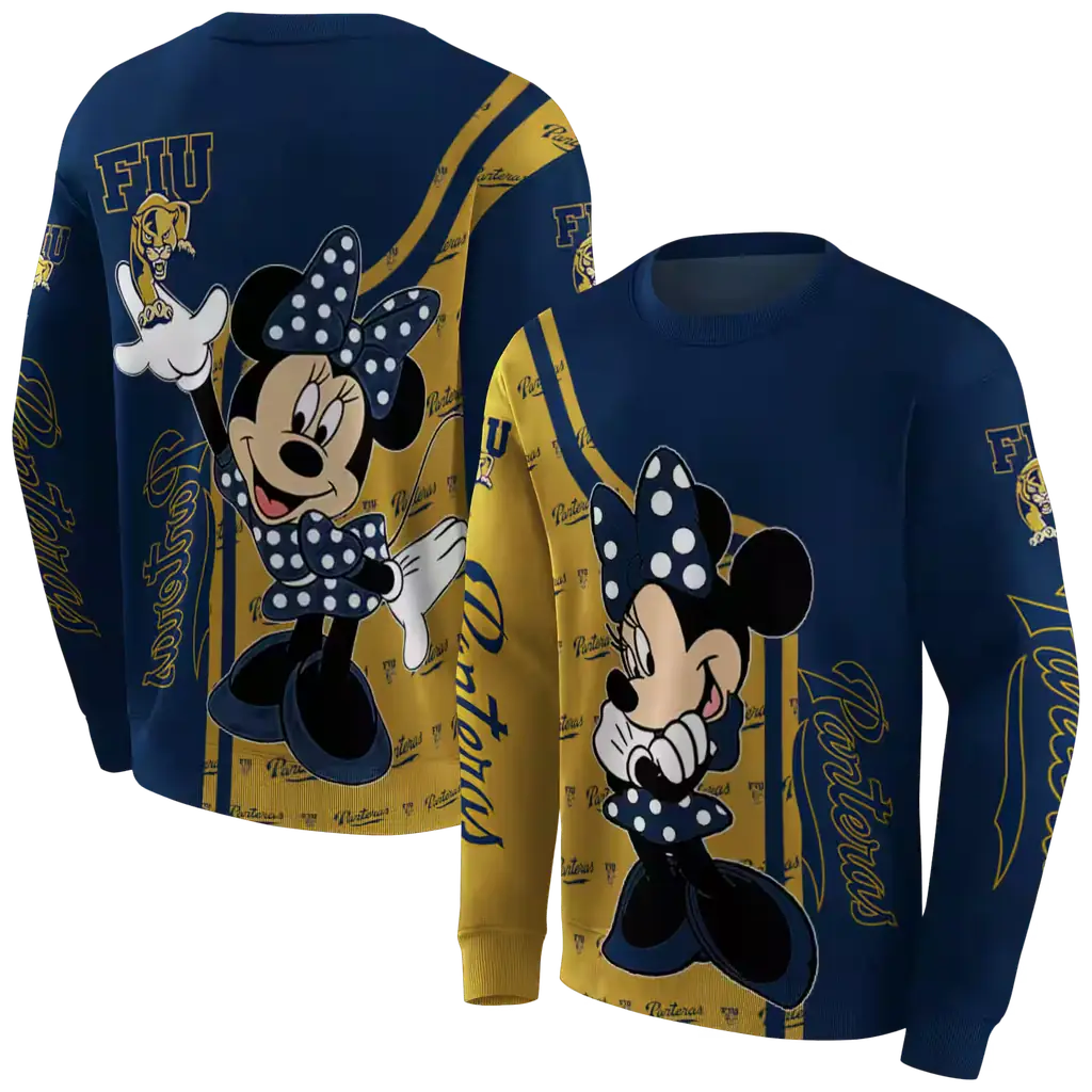 fiu panthers minnie mouse blue hoodie premium grade fiu panthers minnie mouse blue hoodie premium grade