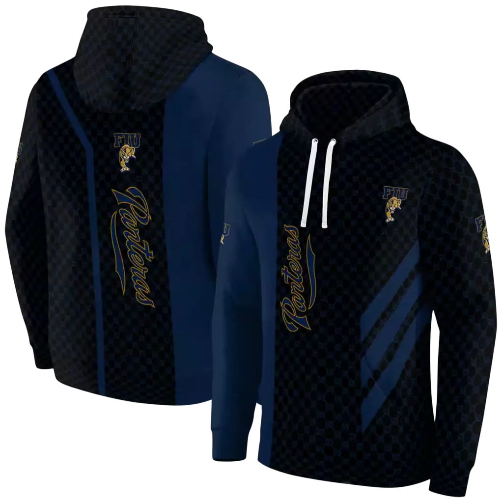 fiu panthers monogram pattern blue hoodie fashion forward fiu panthers monogram pattern blue hoodie fashion forward