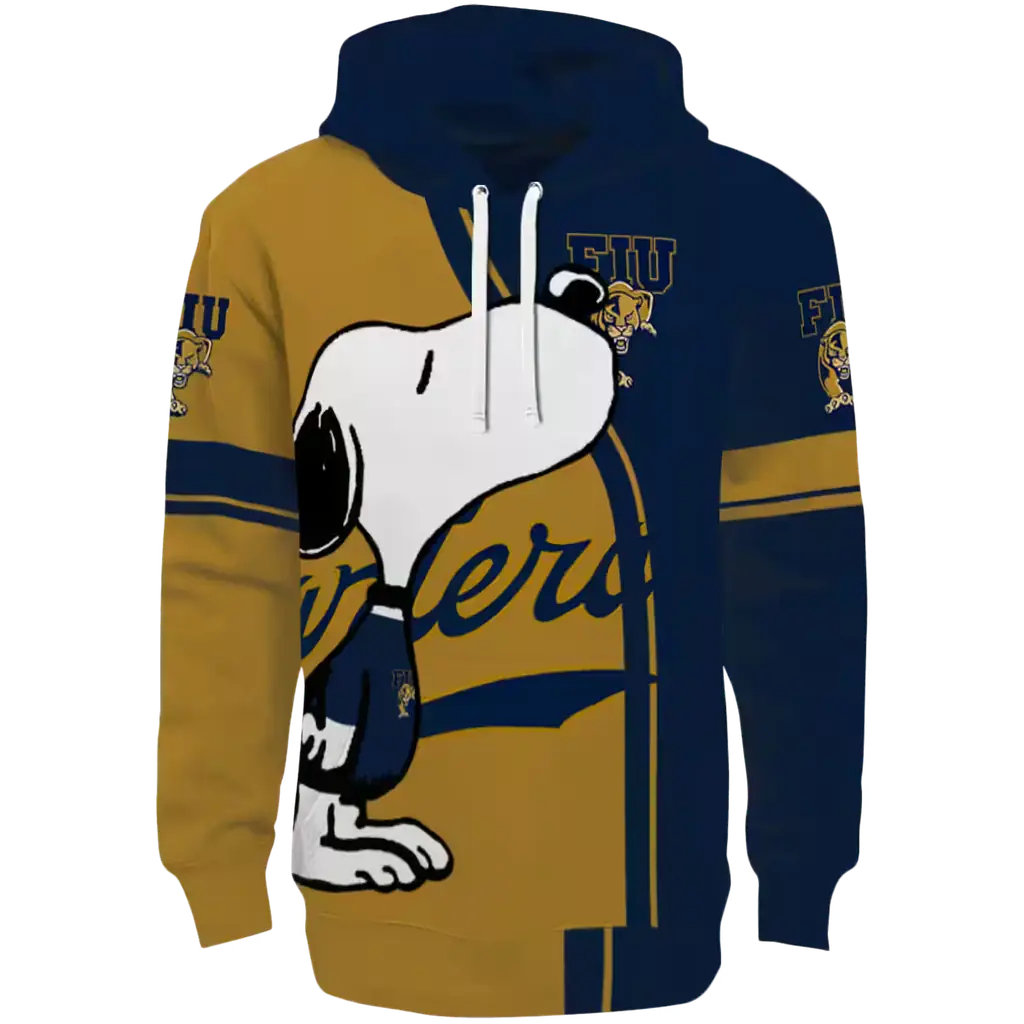 fiu panthers playful snoopy blue hoodie best selling fiu panthers playful snoopy blue hoodie best selling