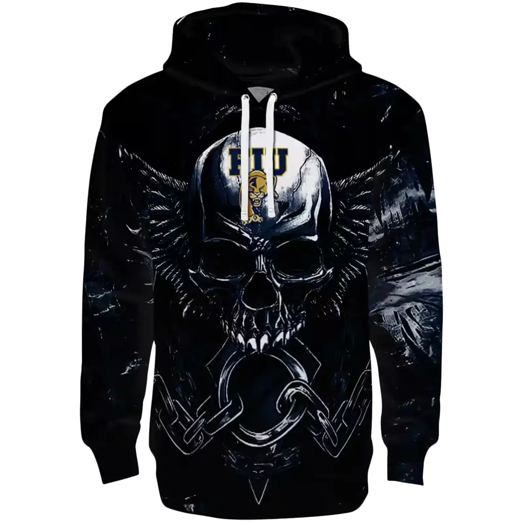 fiu panthers skull artwork blue black hoodie best selling fiu panthers skull artwork blue black hoodie best selling